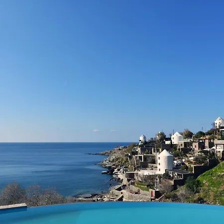 Jopeli With A Large Swimming Pool And Sea View In * Koundouros